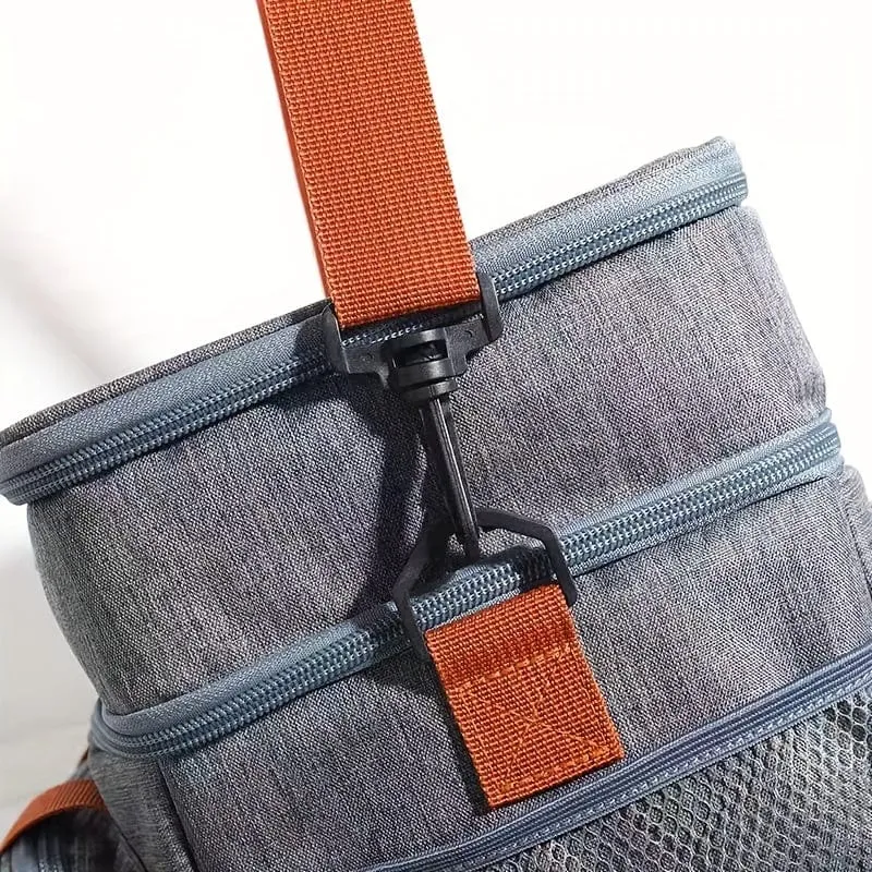 Wiederverwendbare, doppellagige, isolierte Lunchtasche – perfekt für Arbeit, Picknick, Schule oder Reisen.