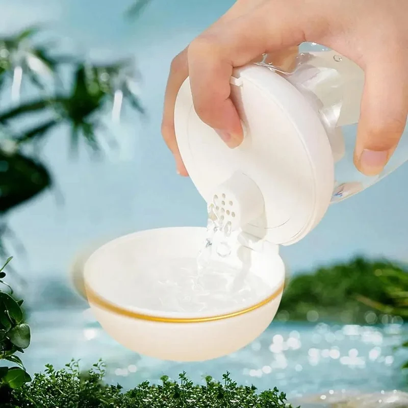 300ml Tragbare Haustier-Wasserflasche Outdoor-Reise-Trinkbecher Futternapf mit Trageband für kleine und mittelgroße Katzen Hunde Heimtierbedarf