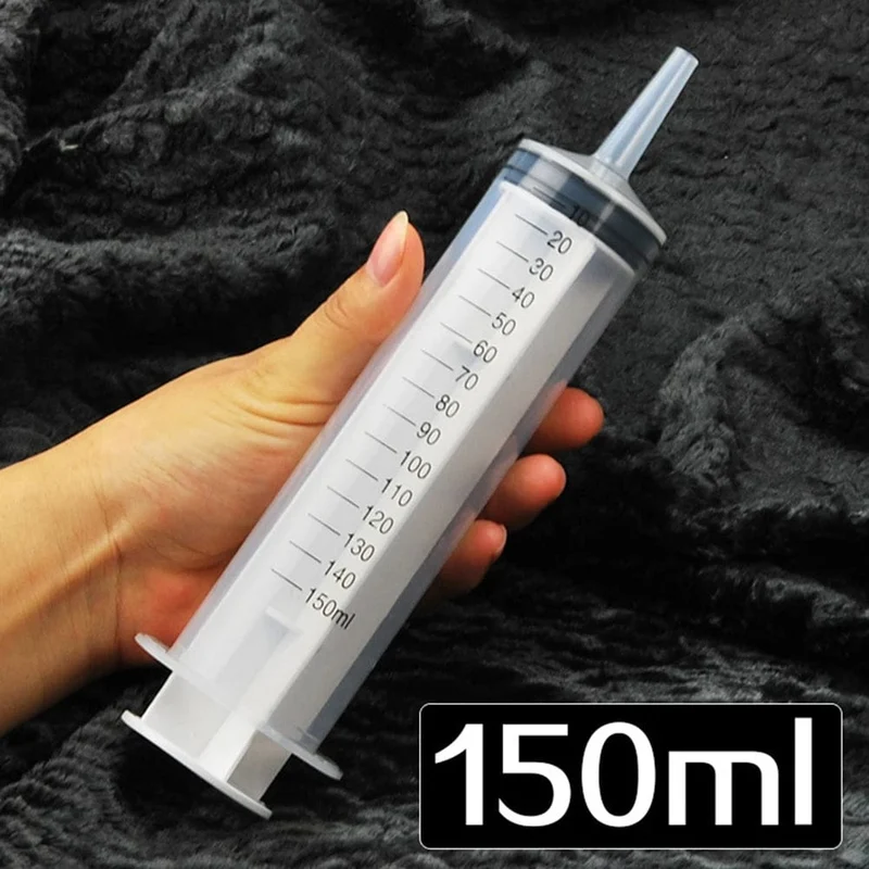 100 ml Flüssigkeitsspritze, Kleberfüllung, Kunststoffspritze, steril, Nährstoff, ohne Nadel, Bewässerung, Nachfüllen für industrielle Hydrokultur