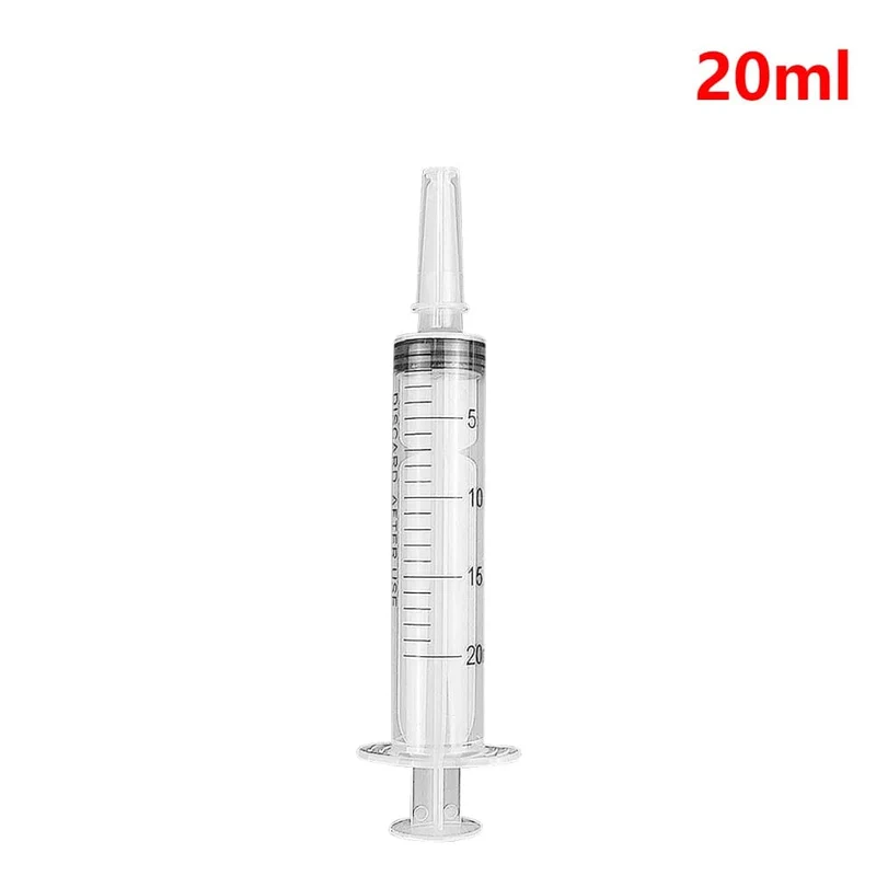 100 ml Flüssigkeitsspritze, Kleberfüllung, Kunststoffspritze, steril, Nährstoff, ohne Nadel, Bewässerung, Nachfüllen für industrielle Hydrokultur