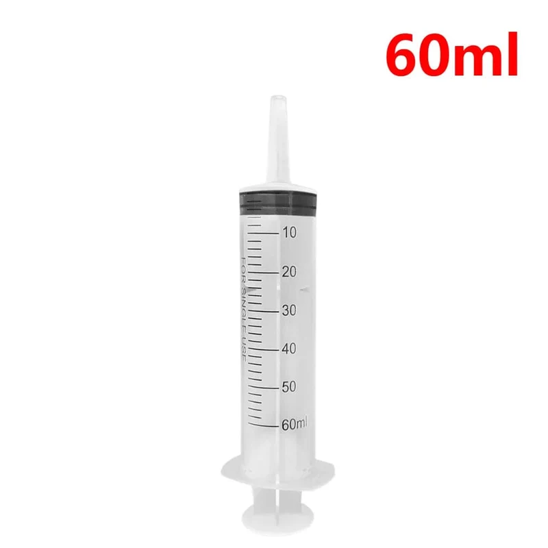 100 ml Flüssigkeitsspritze, Kleberfüllung, Kunststoffspritze, steril, Nährstoff, ohne Nadel, Bewässerung, Nachfüllen für industrielle Hydrokultur