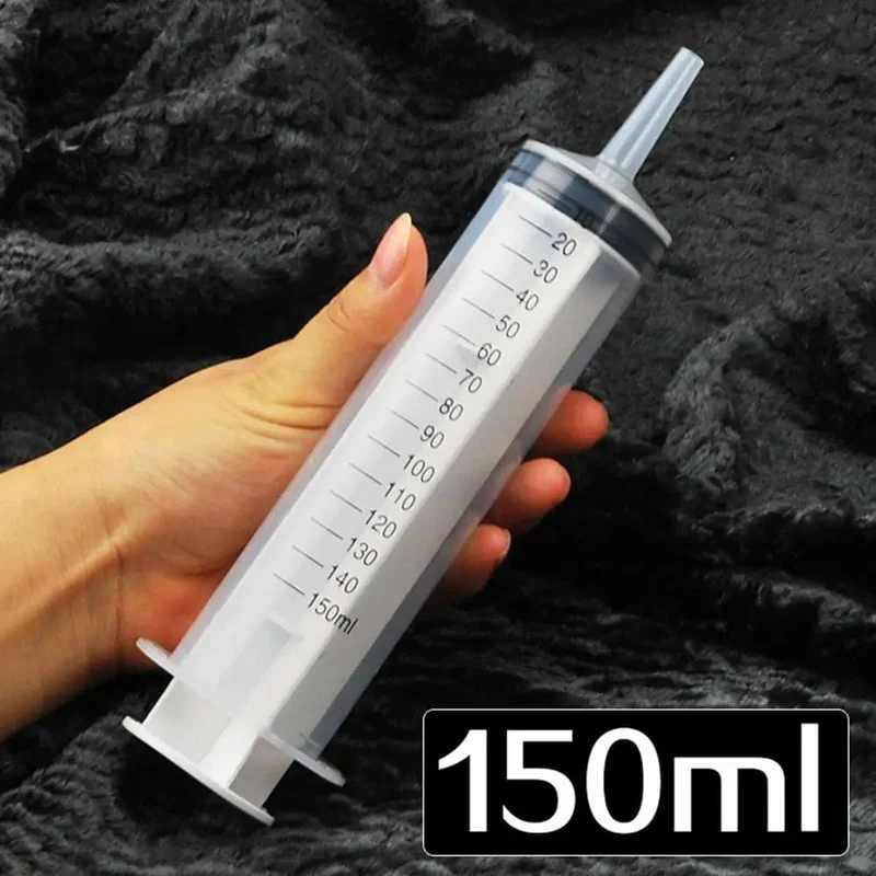 100 ml Flüssigkeitsspritze, Kleberfüllung, Kunststoffspritze, steril, Nährstoff, ohne Nadel, Bewässerung, Nachfüllen für industrielle Hydrokultur