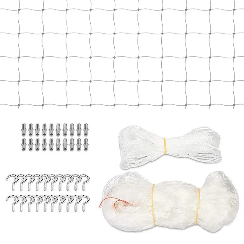 Katzen-Sicherheitsnetz, Nylon-Schutznetz, transparentes Netz für Balkon und Fenster, für Baby-Kind-Fallnetzzaun