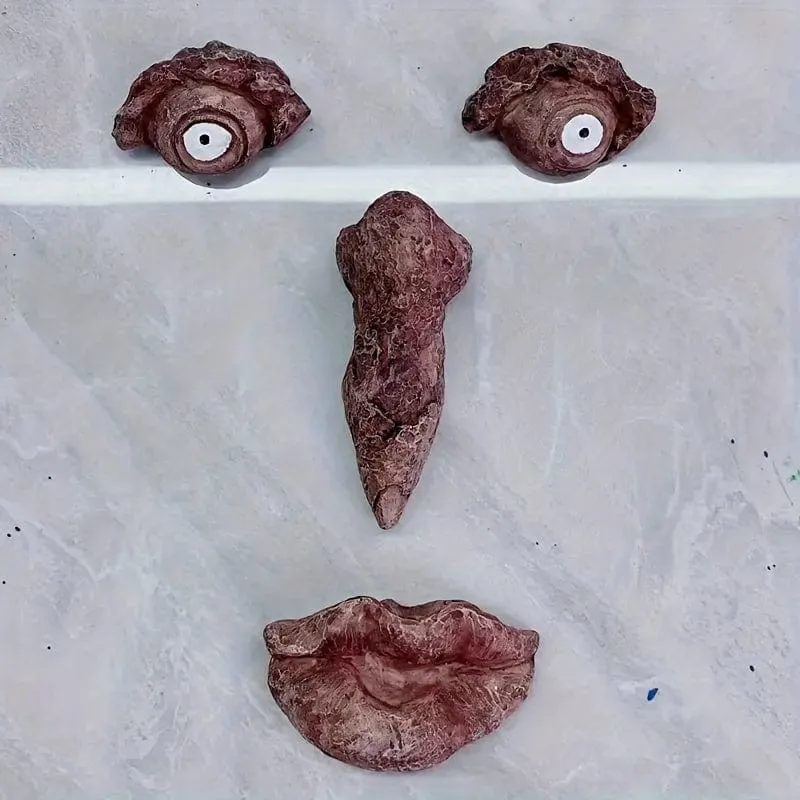 1 Stück, kreativer Baumgesicht-Anhänger für die Gartendekoration im Freien