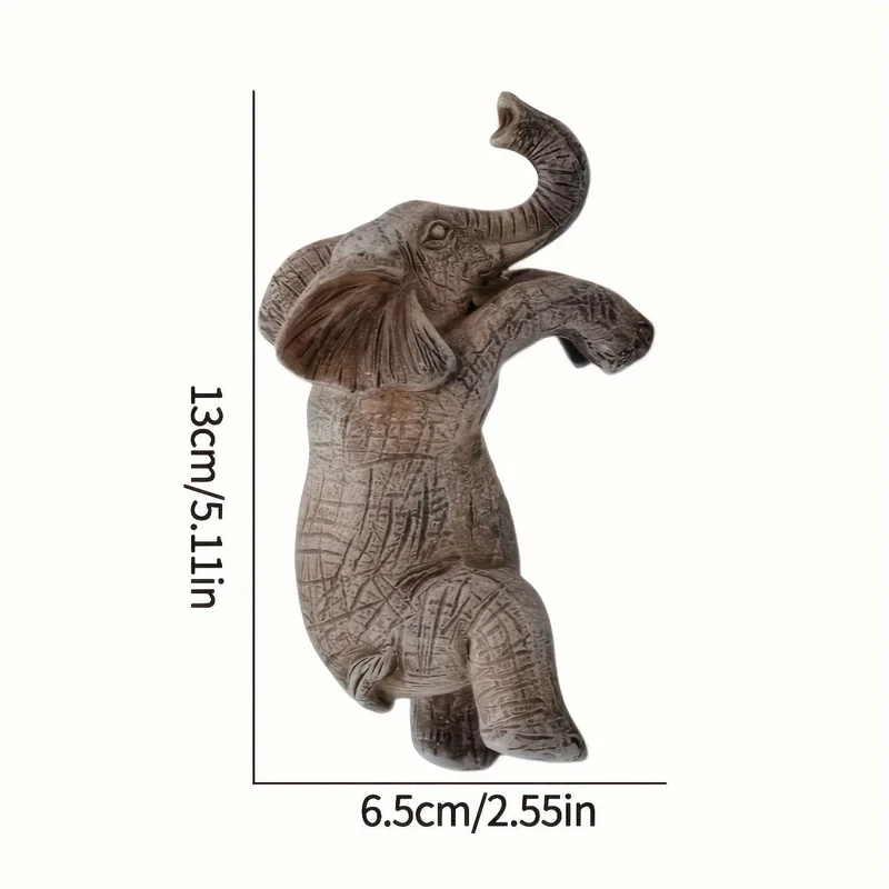 1 Stück, hängender Blumentopf, Elefant, Elefantenliebhaber, Geschenk, Zuhause, Balkon, Garten, Tierdekoration, Skulptur, Blumentopfdekoration, Raumdekoration, ästhetische Raumdekoration, Schlafzimmerdekoration, Heimdekoration, Hausdekoration