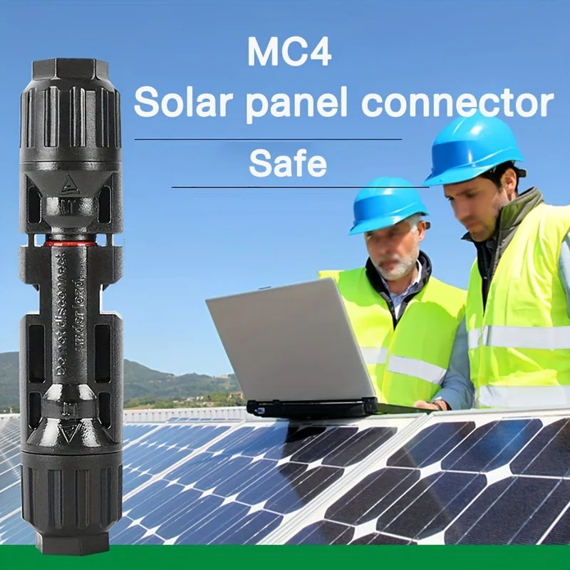 10 Paare, Solarstecker MC4-Stecker männlich weiblich Solarpanel-Stecker für 2.5/4/6 mm2 Solarkabel Solaranlage Solarpanel Photovoltaik-Anschluss