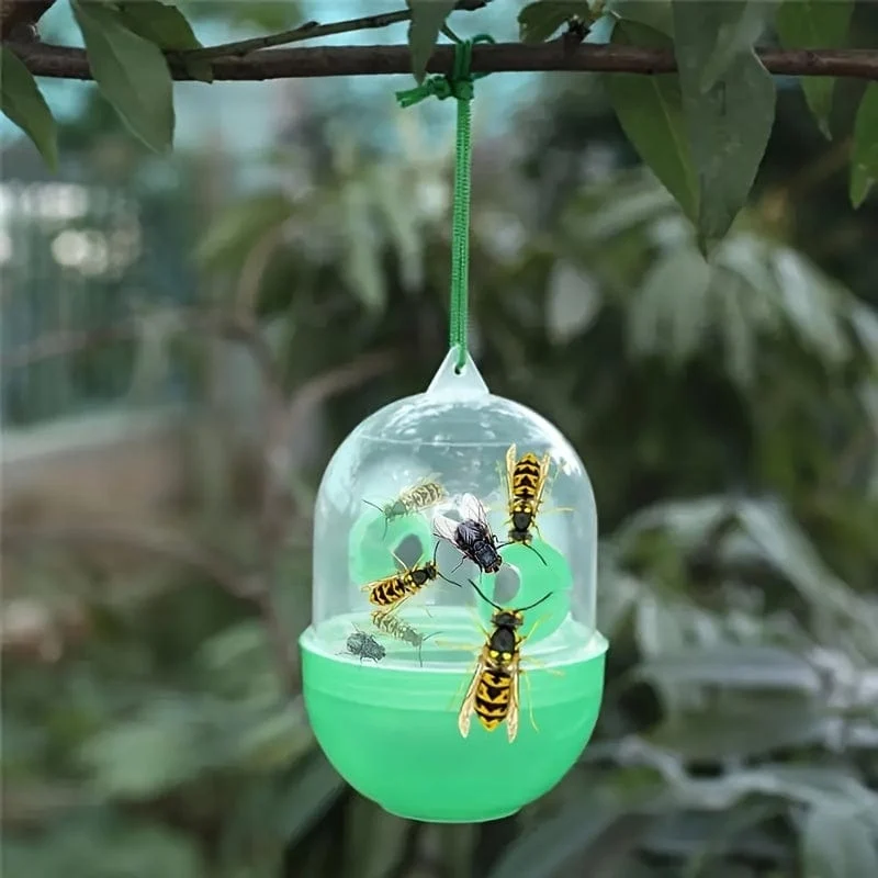 1/2 stücke Wiederverwendbare Outdoor Hängen Wasp Falle Fliegen Käfig Fang Honig Biene Bienenzucht Ausrüstung Werkzeug Bee Schädlingsbekämpfung Wasp