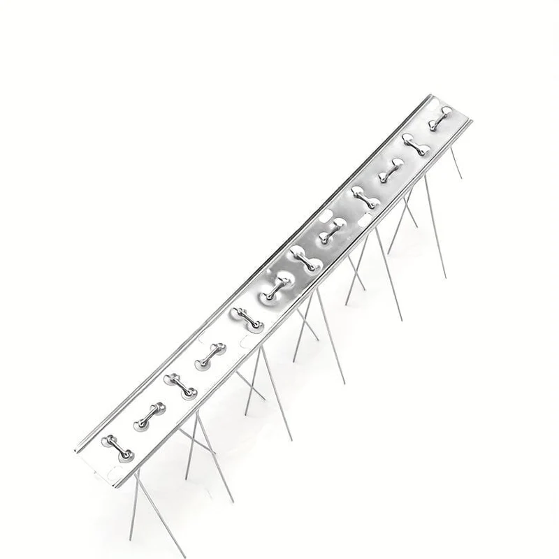 1 Stück Edelstahl-Taubenspikes, Taubenabwehr, Taubenschutz für Dachbalkon-Wintergarten, 24.99 cm Gesamtlänge