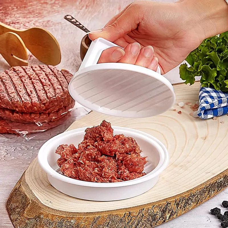 1 Stück Burgerpresse, Hamburgerpresse, Patty-Maker-Form, perfekt dimensionierte Burger-Formringe, leicht zu lösende Hamburger-Patty-Presse für BBQ-Grill-Zubehör