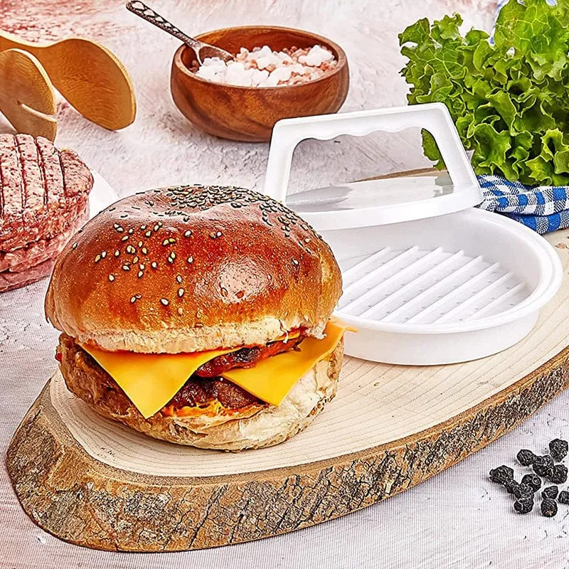 1 Stück Burgerpresse, Hamburgerpresse, Patty-Maker-Form, perfekt dimensionierte Burger-Formringe, leicht zu lösende Hamburger-Patty-Presse für BBQ-Grill-Zubehör