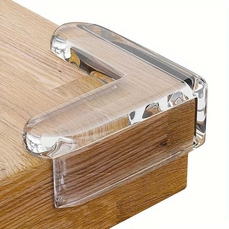 4 stücke Anti-kollision Tisch Ecke Pad Anti-kollision Sicherheit Schutzhülle Glas Couchtisch Weiche Silikon Verdickte Ecke Wrap