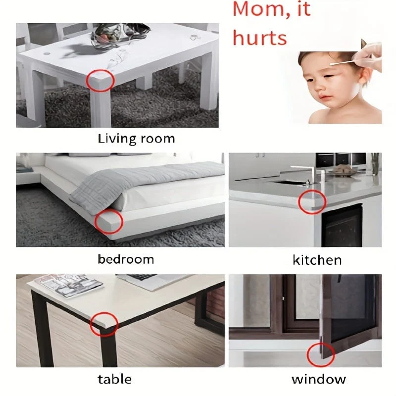 4 stücke Anti-kollision Tisch Ecke Pad Anti-kollision Sicherheit Schutzhülle Glas Couchtisch Weiche Silikon Verdickte Ecke Wrap