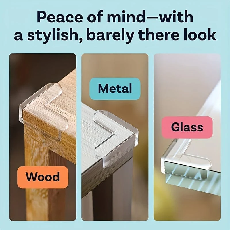 4 stücke Anti-kollision Tisch Ecke Pad Anti-kollision Sicherheit Schutzhülle Glas Couchtisch Weiche Silikon Verdickte Ecke Wrap