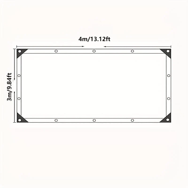 1 Satz beiges, verschlüsseltes Beschattungsnetz, Sonnenschutztuch, Sonnenschutztuch, geeignet für Innenhof, Balkon, Garten, Pflanzenschuppen, Tierschuppen, Sonnenschutz, UV-Schutz und Sonnenschutz-Leinwand, 3 m/9.84 Fuß x 4 m/13.12 Fuß