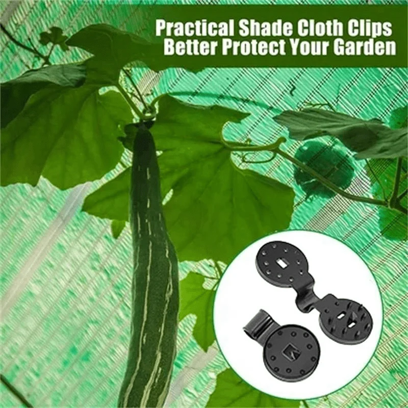 20 Stück wiederverwendbare Schattentuch-Clips: Schnelle und einfache Installation für Haus- und Garten-Sonnenschutznetze