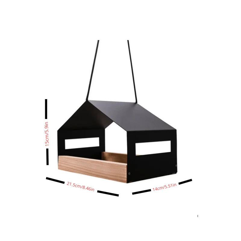1 Stück Outdoor-Gartenarbeit hängendes Vogelhaus, Vogelnest, Gartendekoration, Kolibri-Futterspender, Hinterhof-Vogelbeobachtungs- und Wildtierbedarf