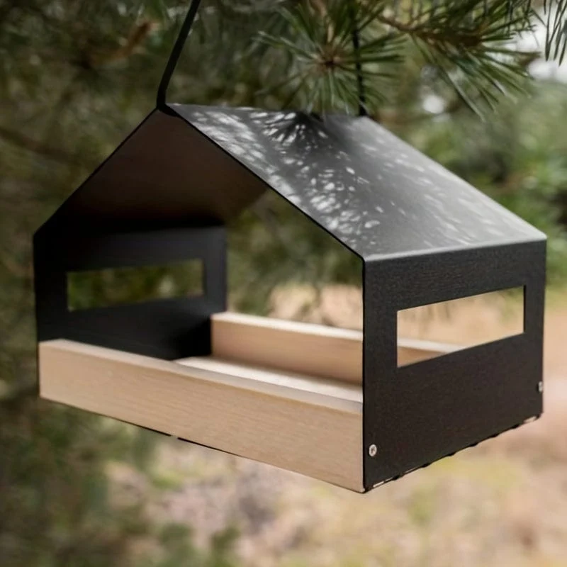 1 Stück Outdoor-Gartenarbeit hängendes Vogelhaus, Vogelnest, Gartendekoration, Kolibri-Futterspender, Hinterhof-Vogelbeobachtungs- und Wildtierbedarf