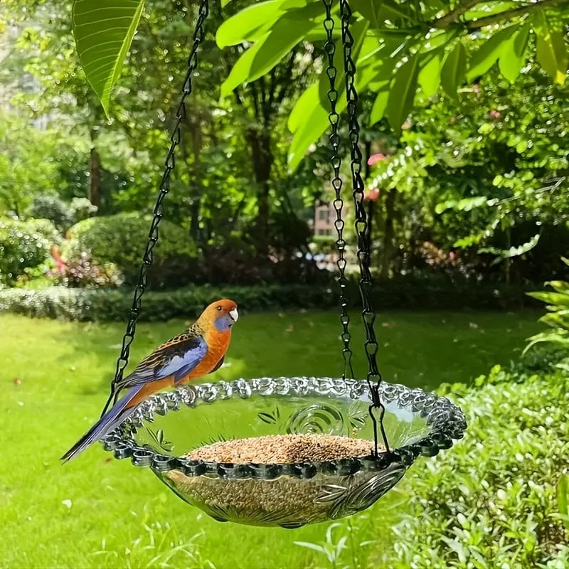 1 Stück hängendes Vogelhäuschen, Vogelbad für den Außenbereich, Gartendekoration, Hof, Bauernhof, Kolibri
