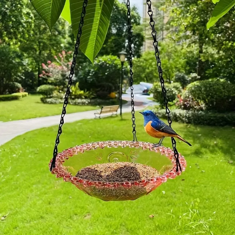 1 Stück hängendes Vogelhäuschen, Vogelbad für den Außenbereich, Gartendekoration, Hof, Bauernhof, Kolibri