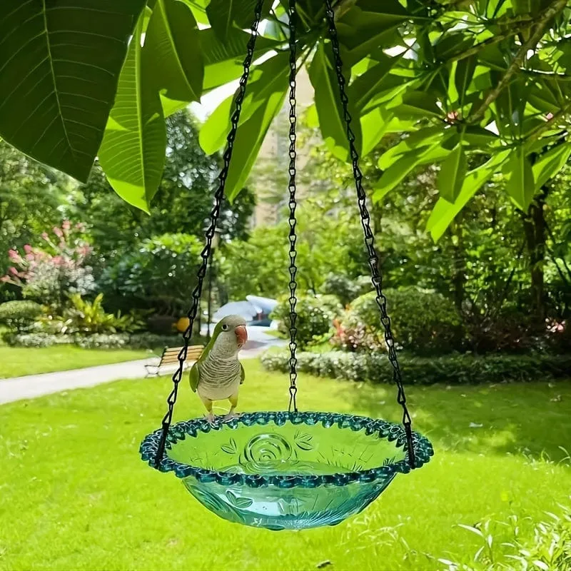 1 Stück hängendes Vogelhäuschen, Vogelbad für den Außenbereich, Gartendekoration, Hof, Bauernhof, Kolibri