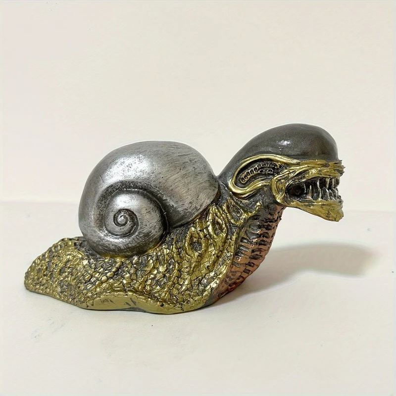 1-teiliges Alien-Schneckenstatuenmodell – Verleihen Sie Ihrem Garten oder Ihrer Inneneinrichtung eine lustige und einzigartige Note!