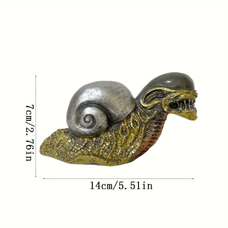 1-teiliges Alien-Schneckenstatuenmodell – Verleihen Sie Ihrem Garten oder Ihrer Inneneinrichtung eine lustige und einzigartige Note!