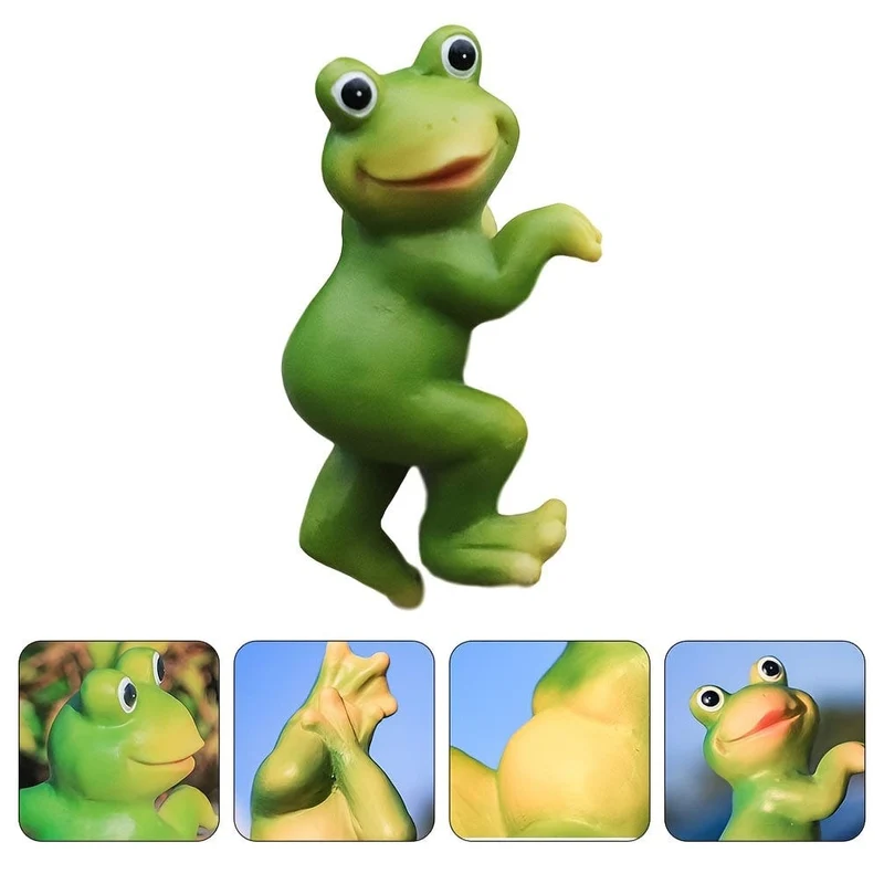 Niedliche Froschfiguren im 3er-Set: Verleihen Sie Ihrer Terrasse, Ihrem Rasen oder Ihrem Haus Spaß und Laune mit diesen hängenden Tierstatuen!