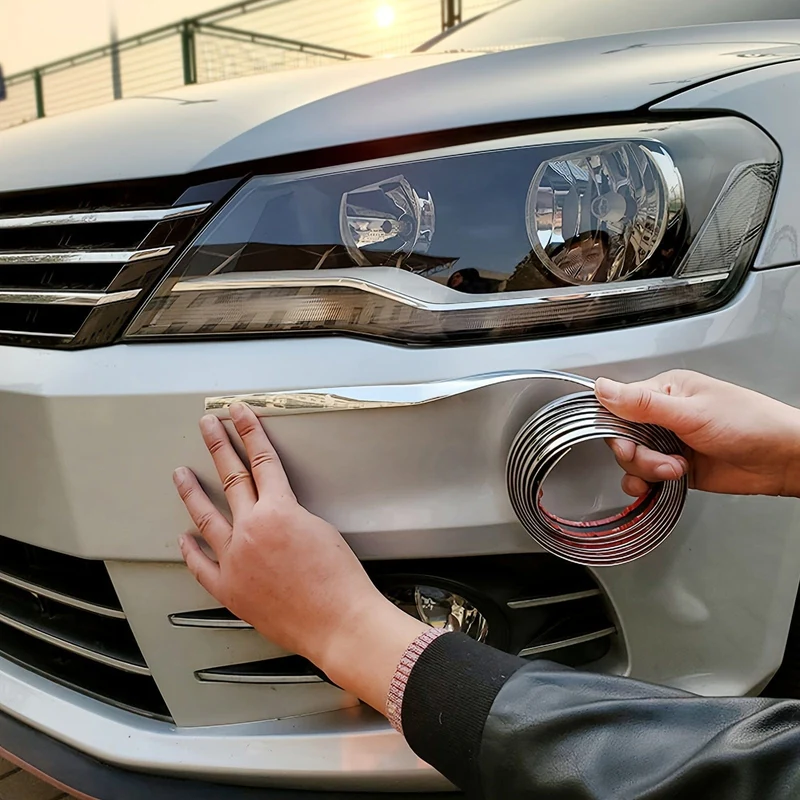 Auto-Zierstreifen, Autofenster, Chrom, heller Streifen, Galvanisierung, silbriger Streifen