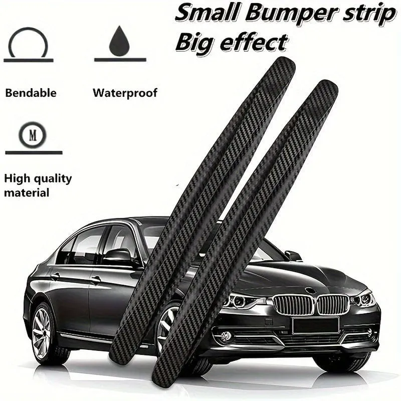 2PCS Universal Anti-Kollisions-Schutz, Gummi Auto vorne und hinten Ecke Stoßstange Schutz Lippe Anti-Kratz-Streifen Aufkleber Auto Produkt Zubehör