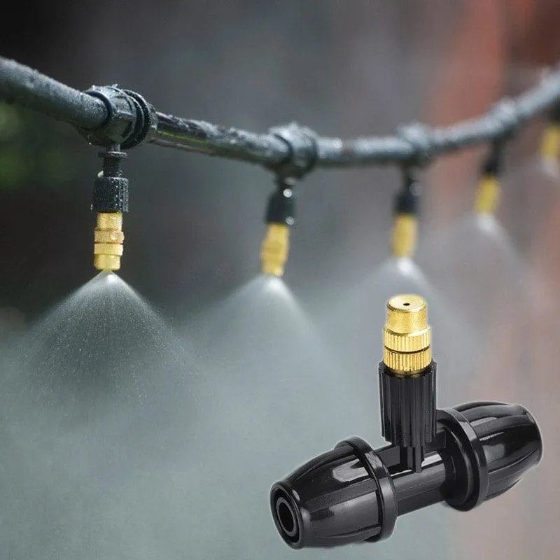 10 stücke Automatische Bewässerung System Haushalt Zerstäubung Düse Anlage Spritzen Spray Staub Reduzierung Gartenarbeit Bewässerung Timer Düse