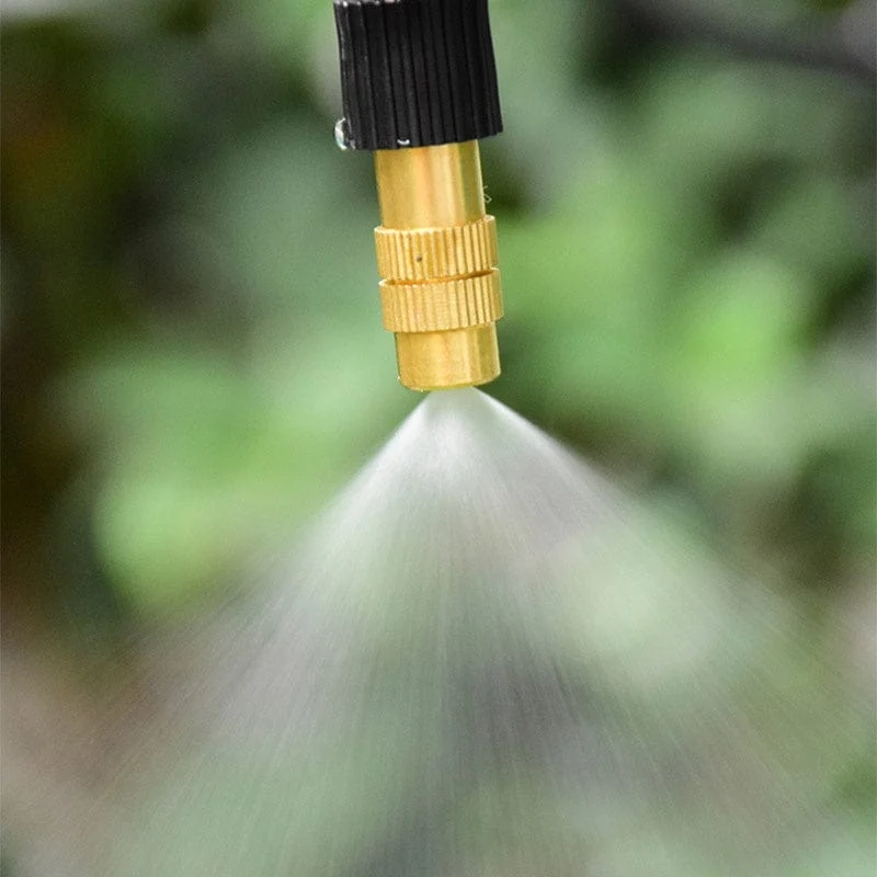 10 stücke Automatische Bewässerung System Haushalt Zerstäubung Düse Anlage Spritzen Spray Staub Reduzierung Gartenarbeit Bewässerung Timer Düse