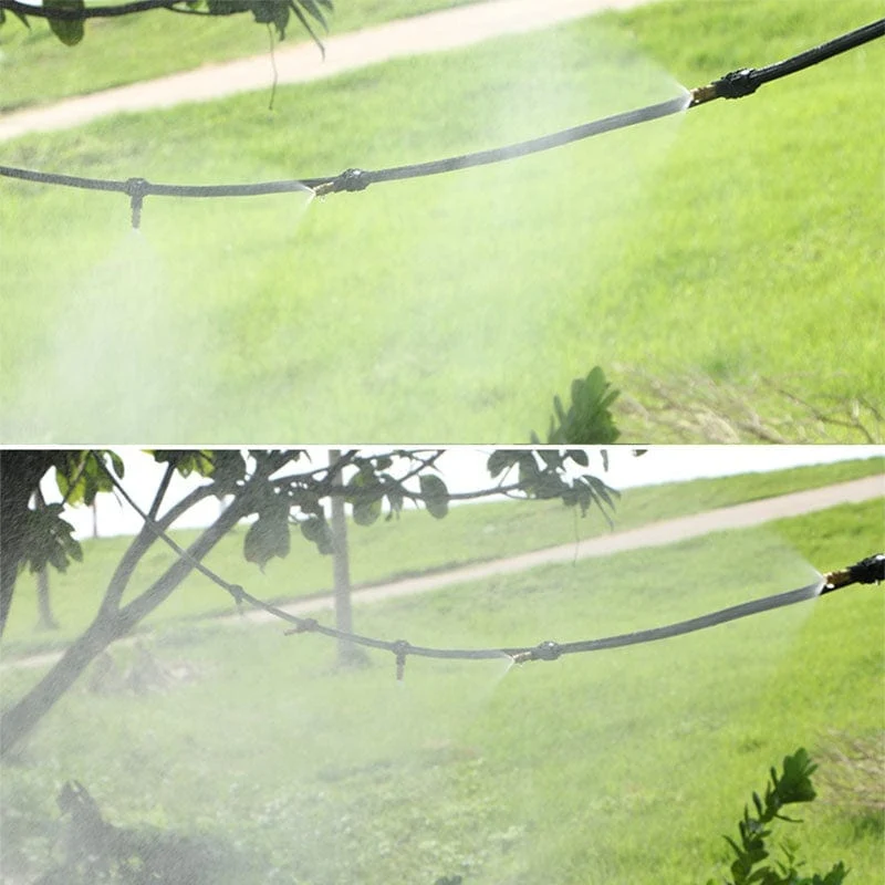 10 stücke Automatische Bewässerung System Haushalt Zerstäubung Düse Anlage Spritzen Spray Staub Reduzierung Gartenarbeit Bewässerung Timer Düse