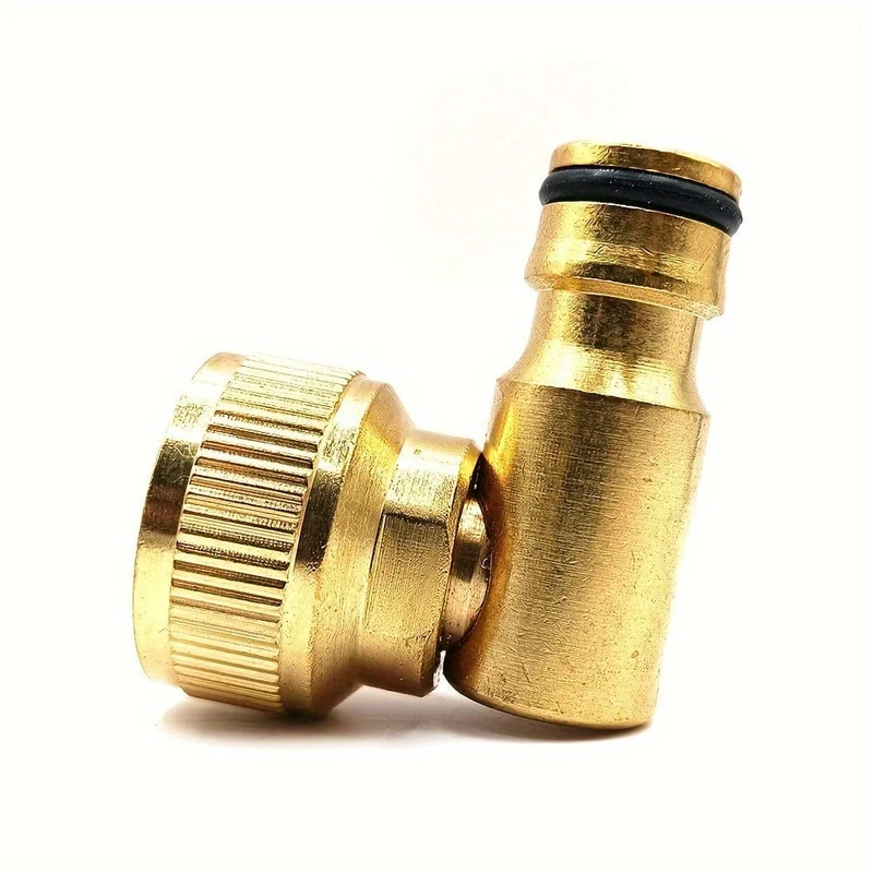 1 Satz Messing 90° Aktivitätsnippelverbinder, Gewindenippel Schnellstopfen G3/4 Innengewinde, Autowaschbewässerung Garten Holz Rasen Bewässerung Sprinkler Werkzeugzubehör