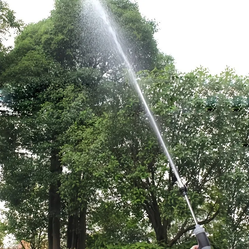 1-teilige Hochdruckpistole mit langer Stange, Autowaschwasserpistole, Gartenschlauchdüse, Gartenbewässerungswasserpistole, Haushaltsautowaschwerkzeug, Spritzpistole mit gummiertem Griff