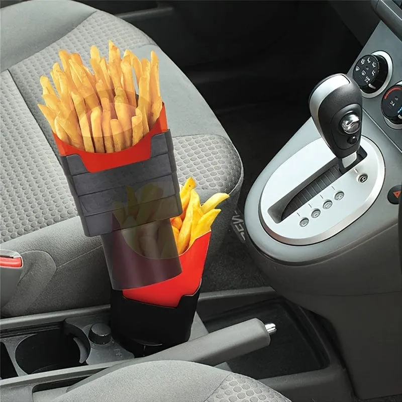 1 Stück Auto-Lebensmittelregal, Saucenhalter im Auto, für Ketchup und Dip-Saucen, Road Trip Saucenhalter, Chip-Becher, Autozubehör