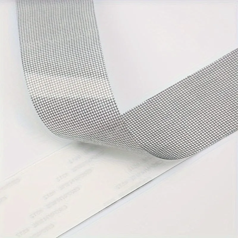 1 Rolle Fensterscheiben-Reparaturband, selbstklebendes Bildschirm-Flickenband – Reparieren Sie schnell und einfach Risse und Löcher in Ihrer Fensterscheibe – inklusive Mesh-Patch-Set und Wohnzubehör