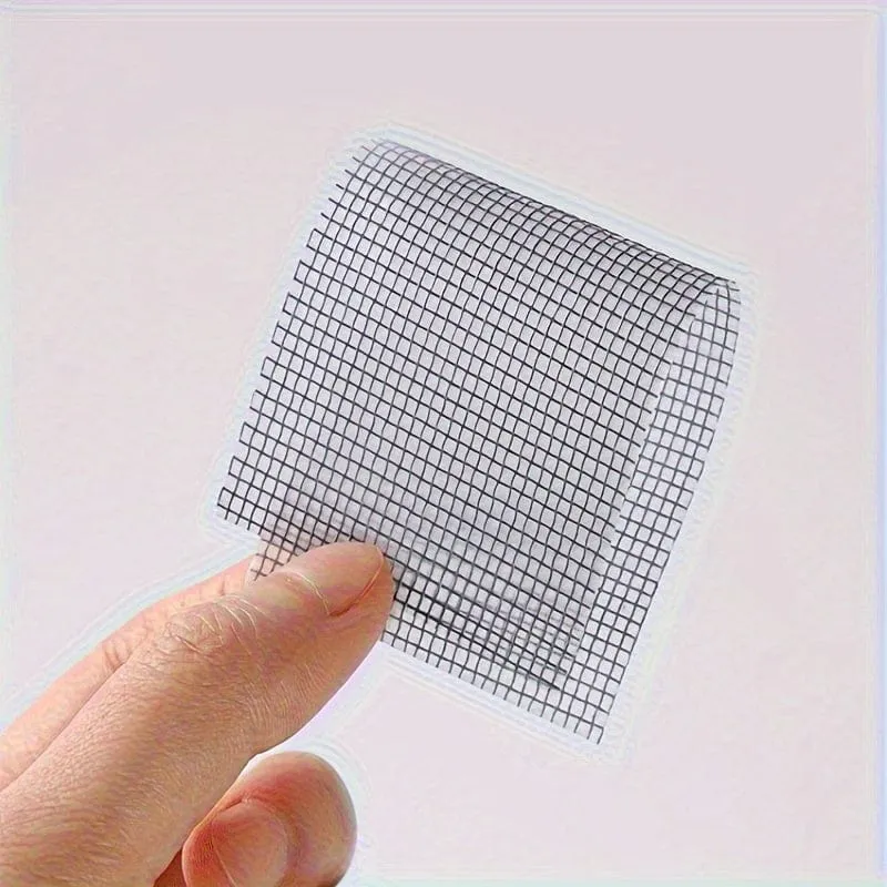 1 Rolle Fensterscheiben-Reparaturband, selbstklebendes Bildschirm-Flickenband – Reparieren Sie schnell und einfach Risse und Löcher in Ihrer Fensterscheibe – inklusive Mesh-Patch-Set und Wohnzubehör