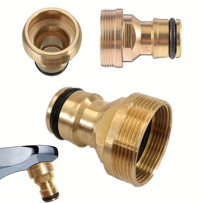 1pc Messing Männlichen Schnell Stecker Adapter Garten Wasser Schlauch Rohr Wasserhahn Anschluss Sanitär Armaturen