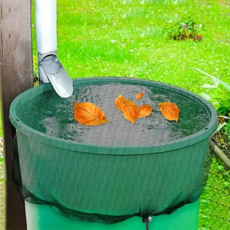 1 Stück verstellbare Netzabdeckung für Regentonne, Filtersieb gegen fallende Blätter, Gartenbedarf