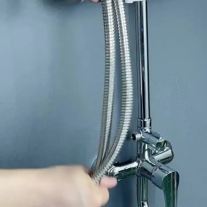 1 Rolle, silberner Brauseschlauch aus Edelstahl 304 für die Gartenarbeit, extra langer, langlebiger und flexibler Brauseschlauch, Gartenschlauch-Gartenzubehör