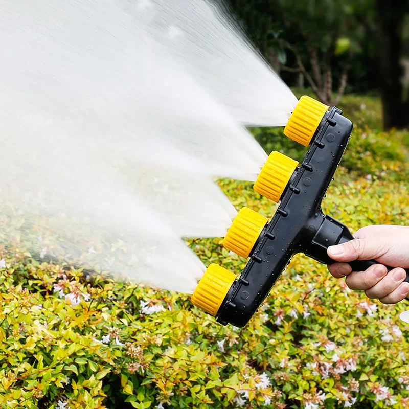 1 Stück Gartenschlauch-Düsensprüher, Druckdüse mit einstellbaren Bewässerungsmustern, Schlauchaufsatz-Sprayer, Schlauchkopfdüsen-Sprühpistole zum Bewässern von Pflanzen, Duschen von Haustieren, Waschen von Autos, Reinigen