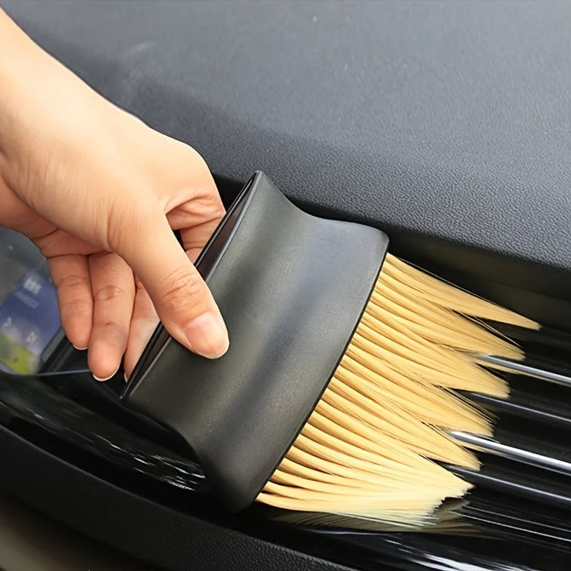 Spezielle Auto-Klimaanlage-Luftauslass-Reinigungsbürste, Staubentfernungsbürste, Innen-Feinnaht-Staubreinigungsbürste mit weichen Borsten