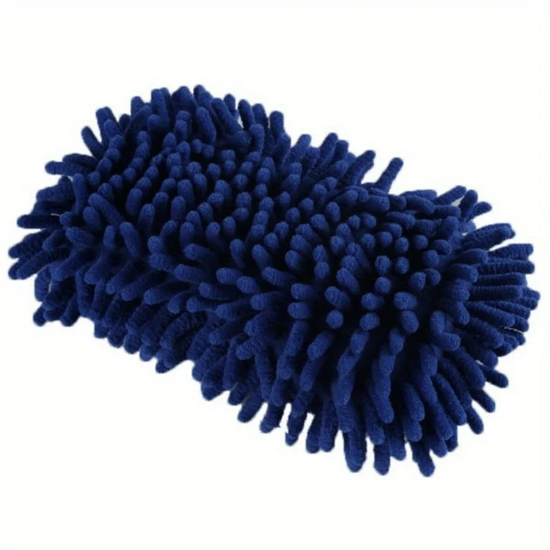 Auto-weiches Handtuch, Mikrofaser-Chenille-Waschhandschuh, Korallen-Fleece-Handschuh für Auto