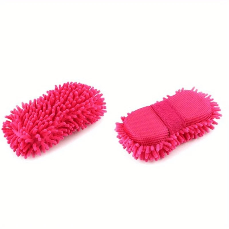 Auto-weiches Handtuch, Mikrofaser-Chenille-Waschhandschuh, Korallen-Fleece-Handschuh für Auto
