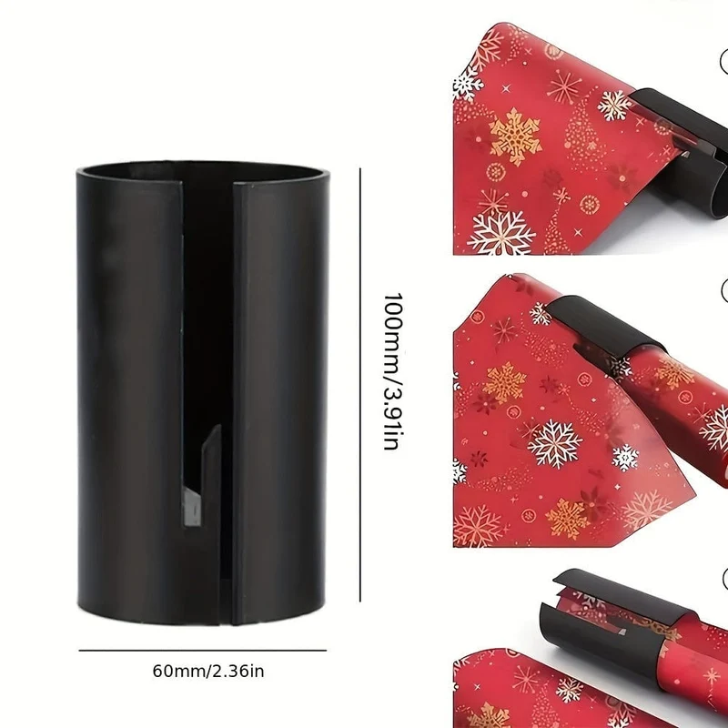 1 Stück Geschenkpapierschneider, ABS, zylindrischer Papierschneider, Autofolien-Schneidwerkzeug, Autofolien-Installationspapierschneider, Geschenkverpackung, rundes Schneidwerkzeug