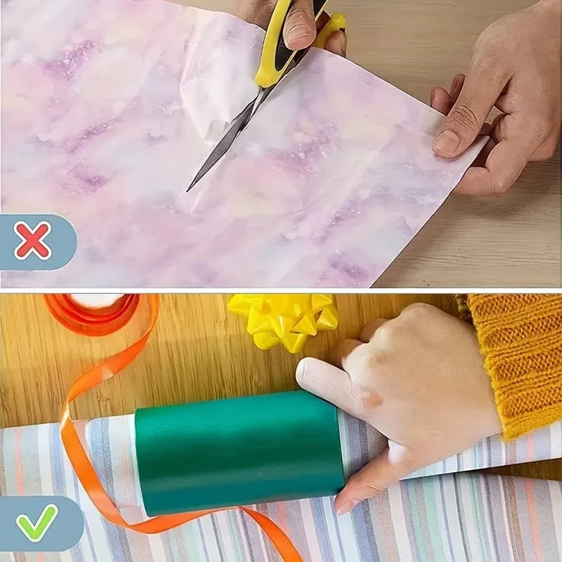 1 Stück Geschenkpapierschneider, ABS, zylindrischer Papierschneider, Autofolien-Schneidwerkzeug, Autofolien-Installationspapierschneider, Geschenkverpackung, rundes Schneidwerkzeug