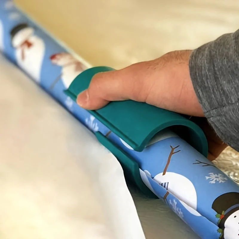 1 Stück Geschenkpapierschneider, ABS, zylindrischer Papierschneider, Autofolien-Schneidwerkzeug, Autofolien-Installationspapierschneider, Geschenkverpackung, rundes Schneidwerkzeug