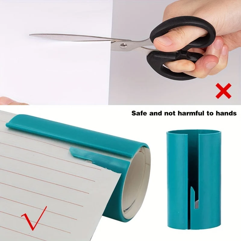 1 Stück Geschenkpapierschneider, ABS, zylindrischer Papierschneider, Autofolien-Schneidwerkzeug, Autofolien-Installationspapierschneider, Geschenkverpackung, rundes Schneidwerkzeug
