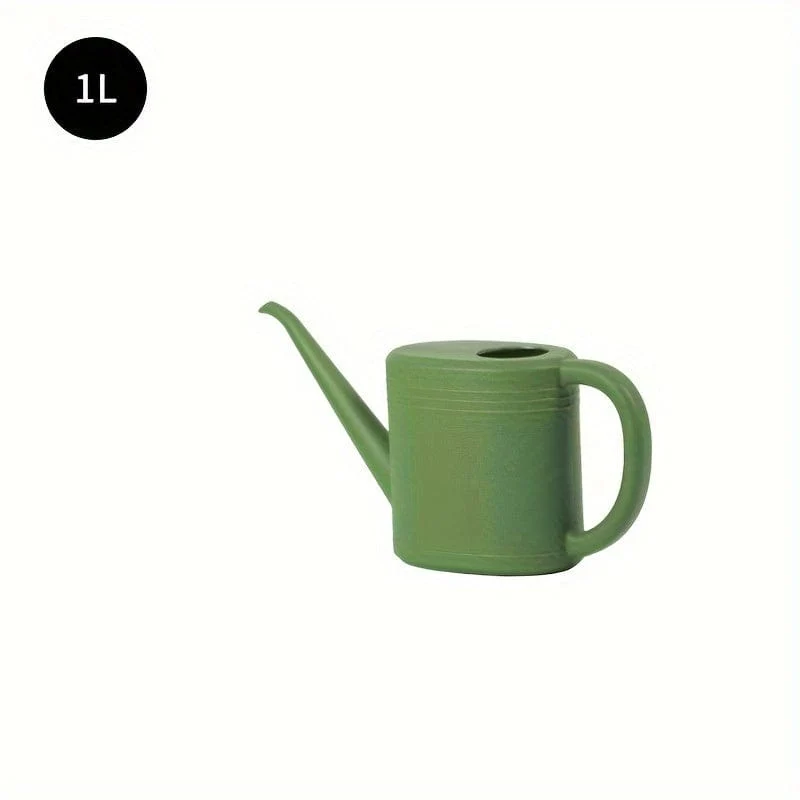 1 Stück tragbare Kunststoff-Gießkanne für Zimmerpflanzen, Blumen-Gießkanne im Freien für Pflanzen, Blumen, Innen-Langauslauf, 1 l/2 l