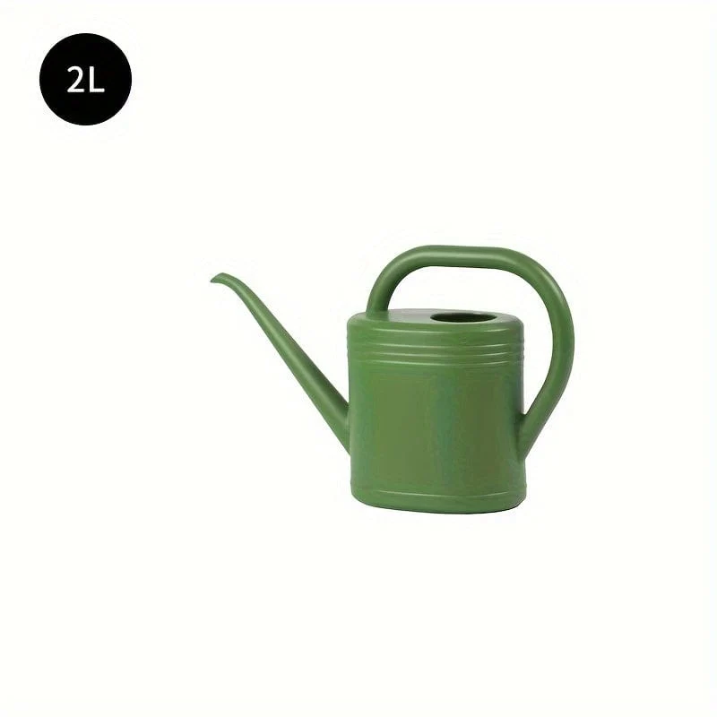 1 Stück tragbare Kunststoff-Gießkanne für Zimmerpflanzen, Blumen-Gießkanne im Freien für Pflanzen, Blumen, Innen-Langauslauf, 1 l/2 l